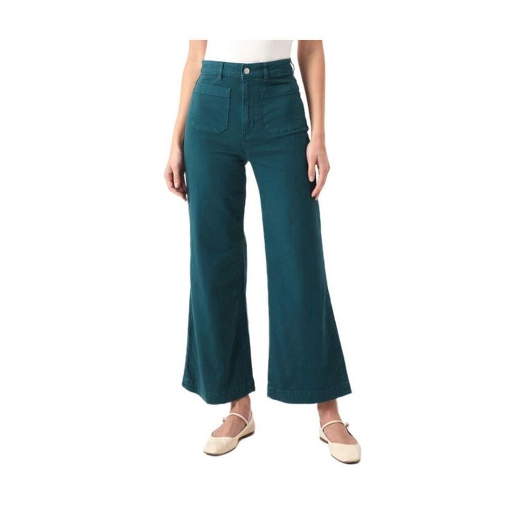 Rolla’s High Rise Wide Leg Forrest Green Size 26